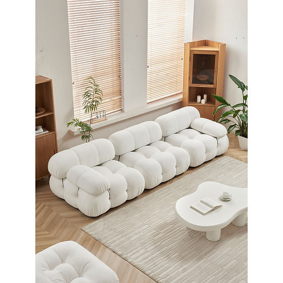 Cloud Couch White Tatul 114 Upholstered Modular Couch