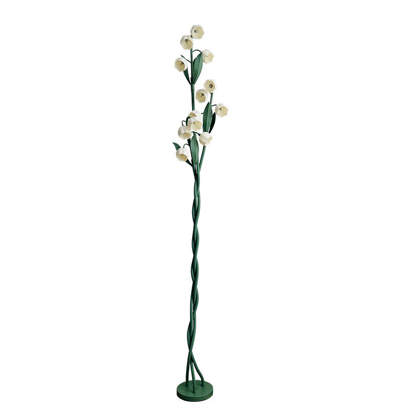 Lily Bloom Flower Floor Lamp – Adjustable Petal Light with Tri-Color Modes