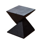 Sculptural Charred Wood Coffee Tables & Stools – Sustainable Café Decor