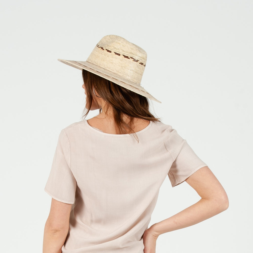 The Palm Leaf Straw Fedora
