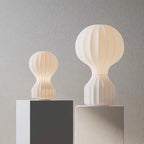 Japanese Wabi-Sabi Style Rice Paper Tabletop Lantern Lamp