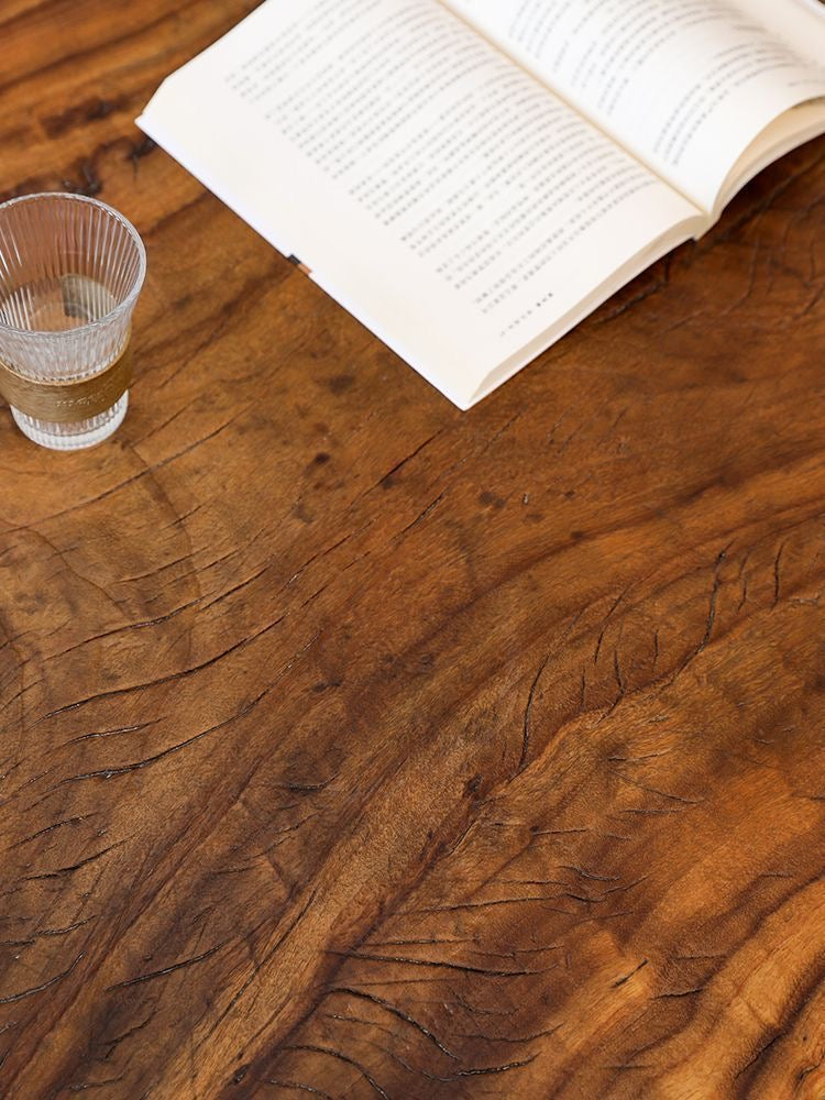 Live Edge Artisan Coffee Table – Handcrafted Solid Wood Bench Table