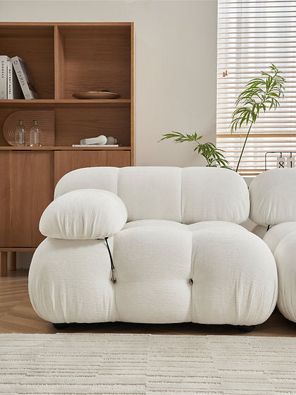Cloud Couch White Tatul 114 Upholstered Modular Couch