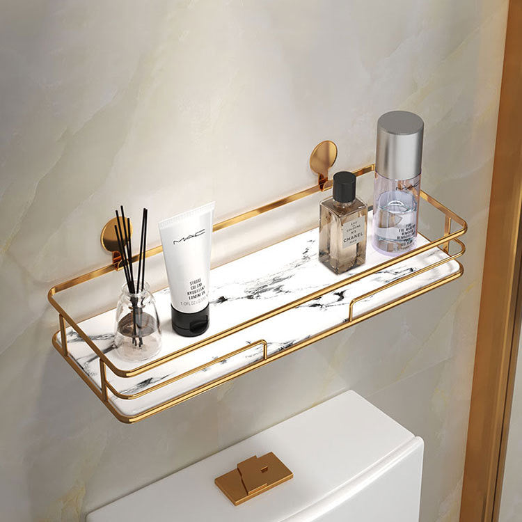 Elegant Gold Bathroom Tray – Modern Organizer for Toiletries