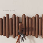Solid Wood Coat Rack – Wall-Mounted Expandable Hanger