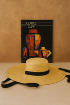 Wide Boater Hat - Flat Top