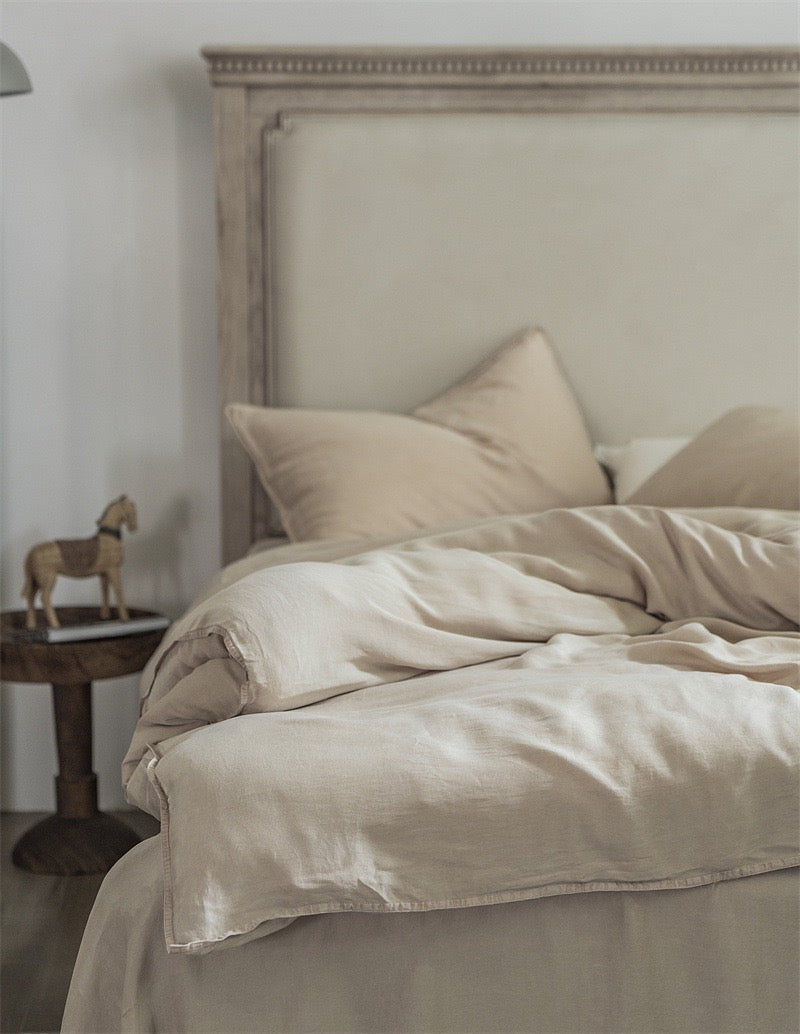 Premium Cotton 4-Piece Bedding Set – Soft Washed Finish