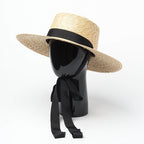 Wide Boater Hat - Flat Top