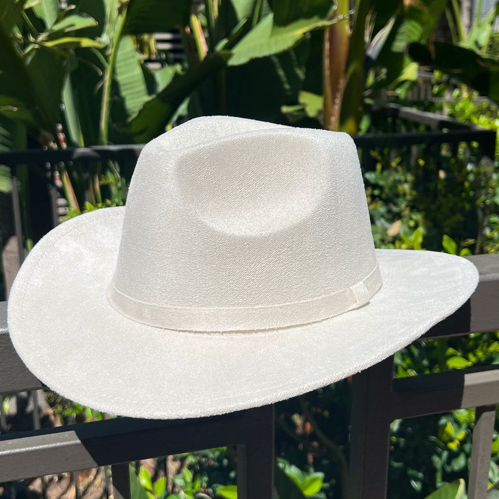 Suede Ivory Cowboy Hat