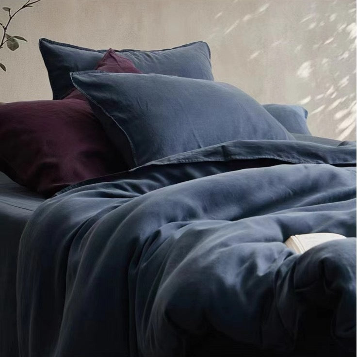 Premium Cotton 4-Piece Bedding Set – Soft Washed Finish