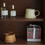 Rustic Handmade Ceramic Mug – Artisan Coffee Cup with Unique Handle Design