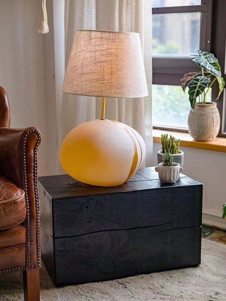 Charcoaled Pedestal Stand - Solid Wood - Display Base for Home Decor, Sculptures, or Plants