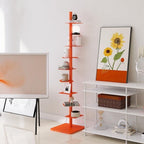Modern Metal Vertical Shelf – Plant Stand, Bookshelf, Display Shelf Minimalist Metal Tree Book Tower