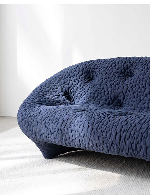 Modern Tufted Woven Fabric Upholstered Sofa