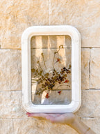 Nature Inspired Floral Wooden Wall Frame 8 X 12