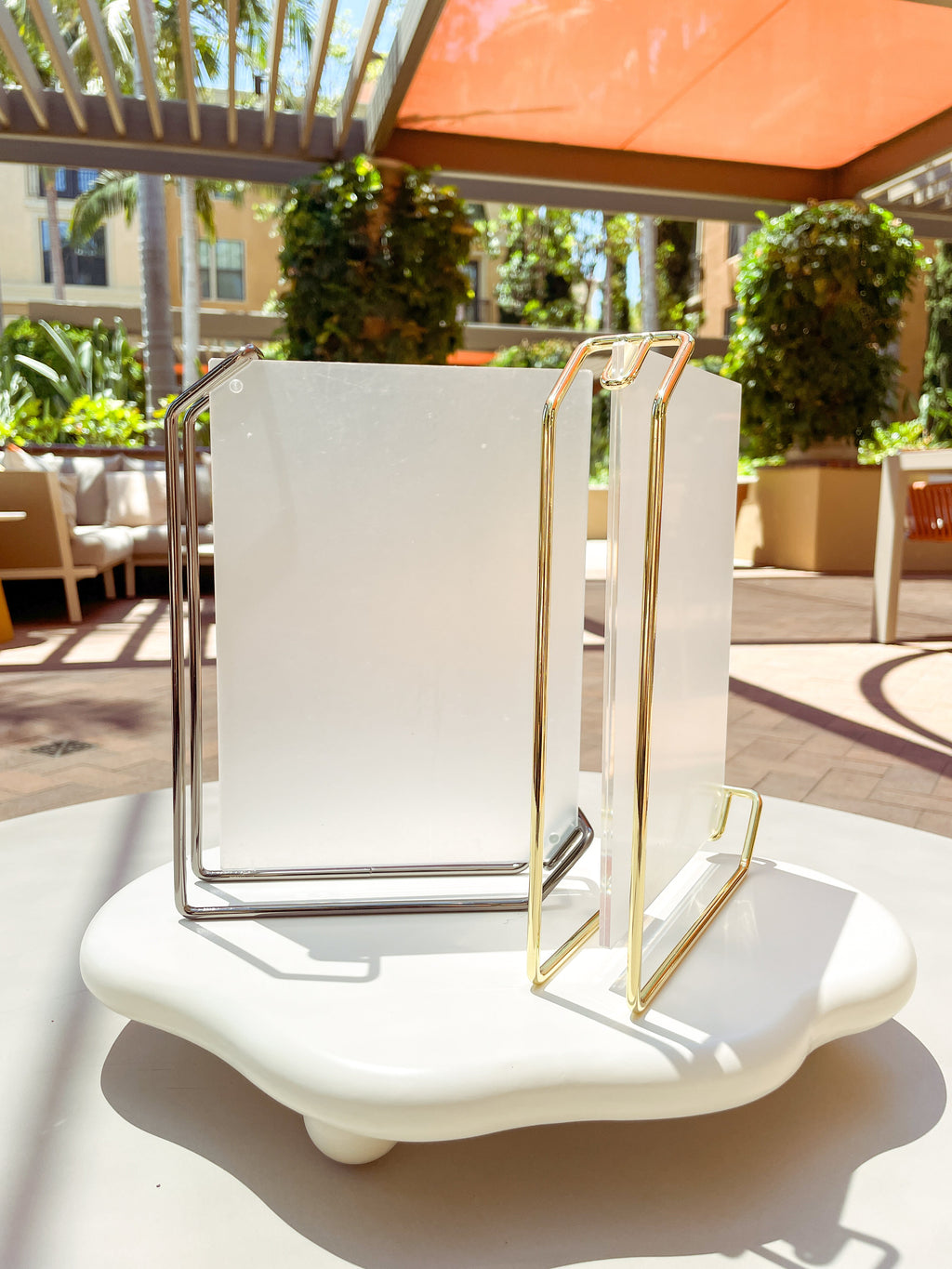 Plexiglass Metal Floating Frames 6.8”x8.5”