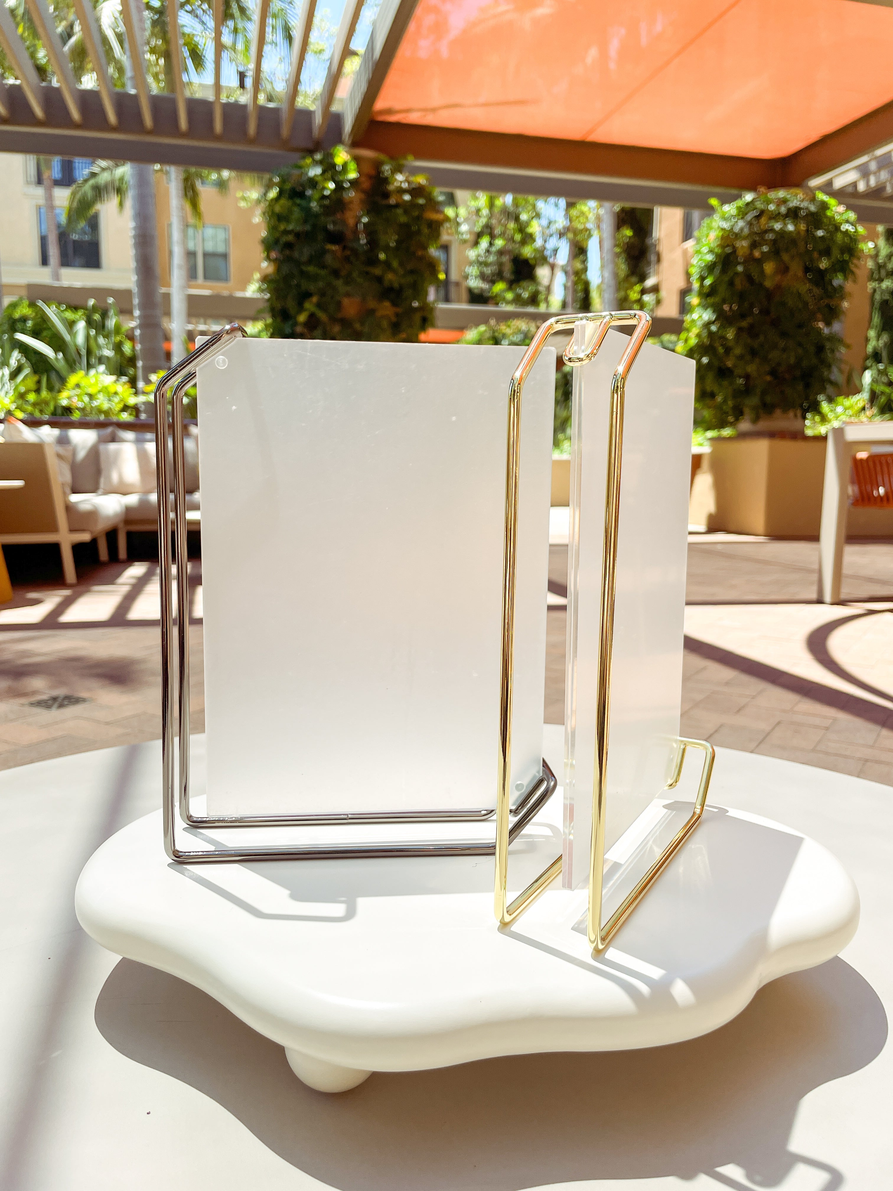 Plexiglass Metal Floating Frames 6.8”x8.5”