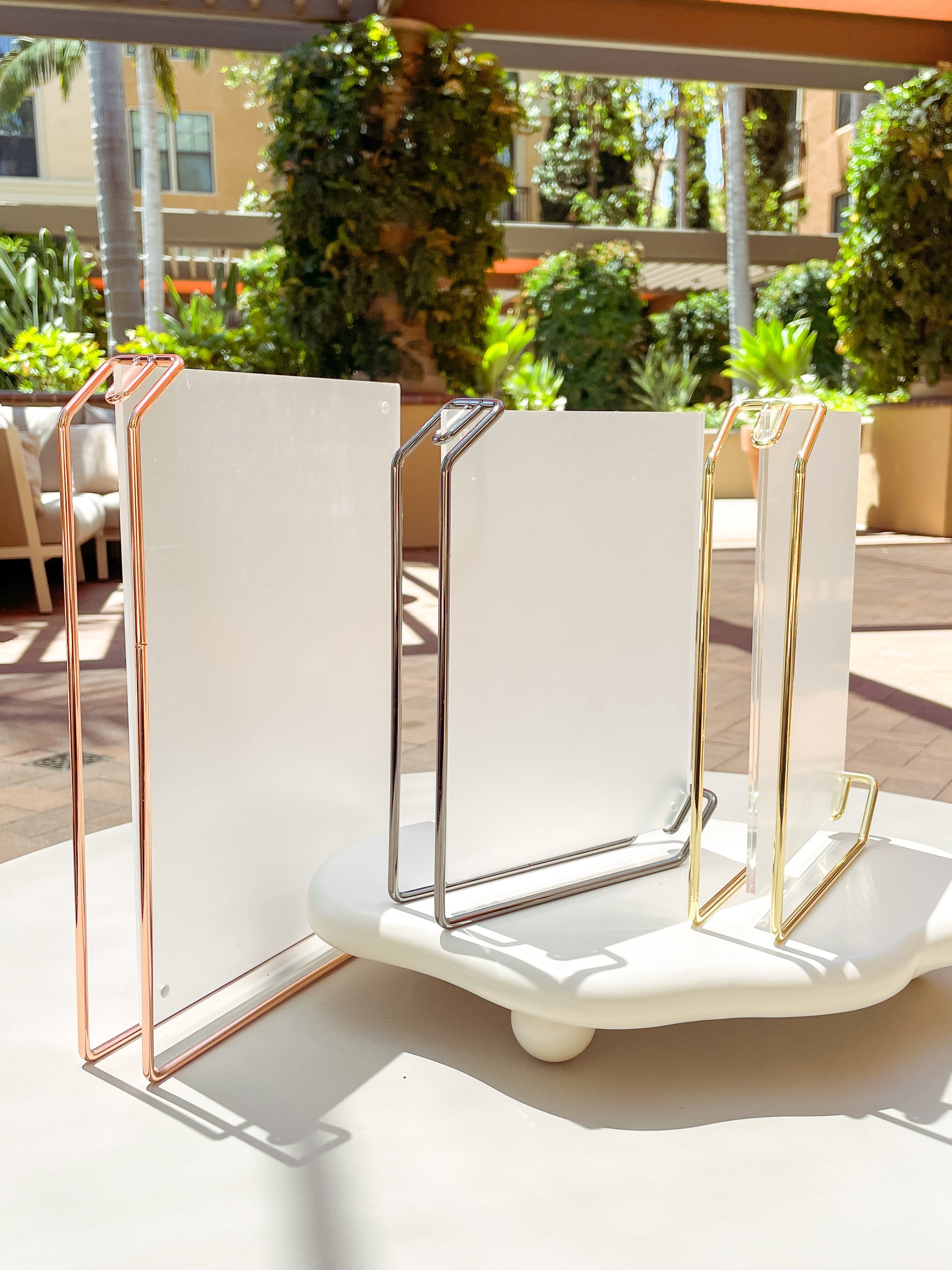 Plexiglass Metal Floating Frames 6.8”x8.5”