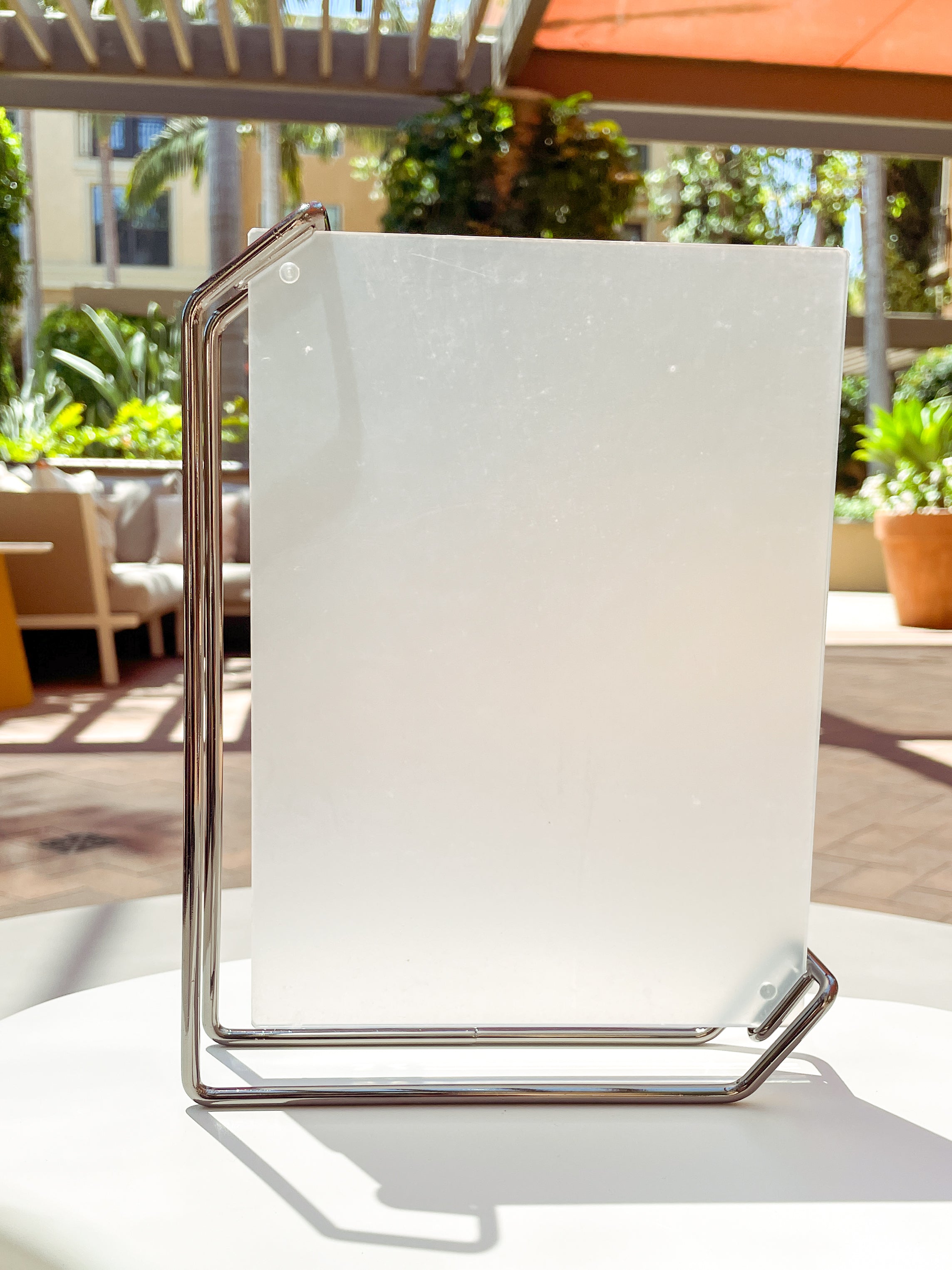 Plexiglass Metal Floating Frames 6.8”x8.5”