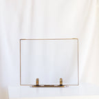 Vagabond Vintage Floating Doubled Sided Glass Standing Picture Frames