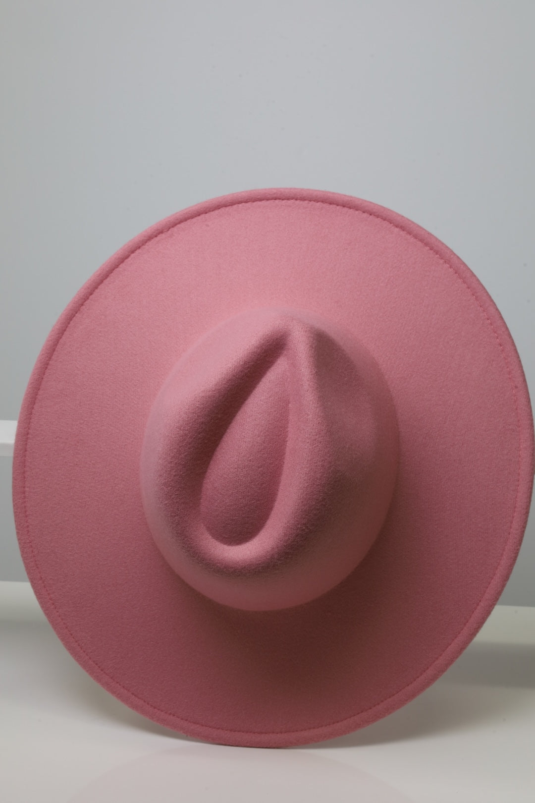 Wide Brim Orchid Fedora Hats