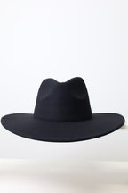 Wide Brim Black Fedora Hats