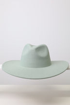 Wide Brim Mint Fedora Hats