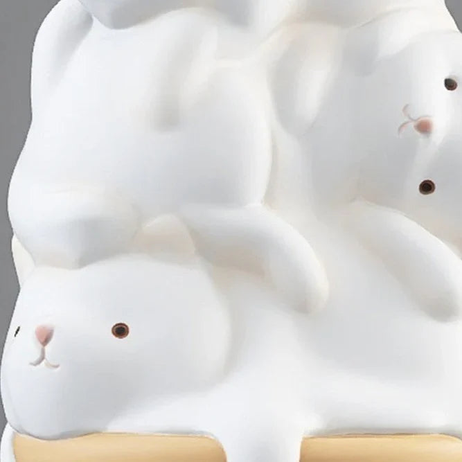 Ice Cream Melting Cat Sculpture – Sweet, Playful Decor