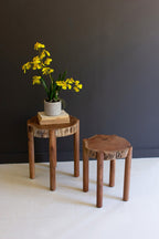 Kalalou Set of 2 Recycled Wood Accent Tables