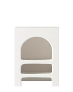 Cave  Boho Style Side Tables and Night Stands with Open Storage