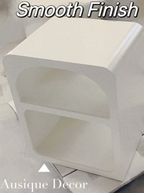 Boho Modern Side Tables with Open Storage Night Stands