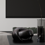 Ceramic Bubble Twisted Knot Tissue Box Holder