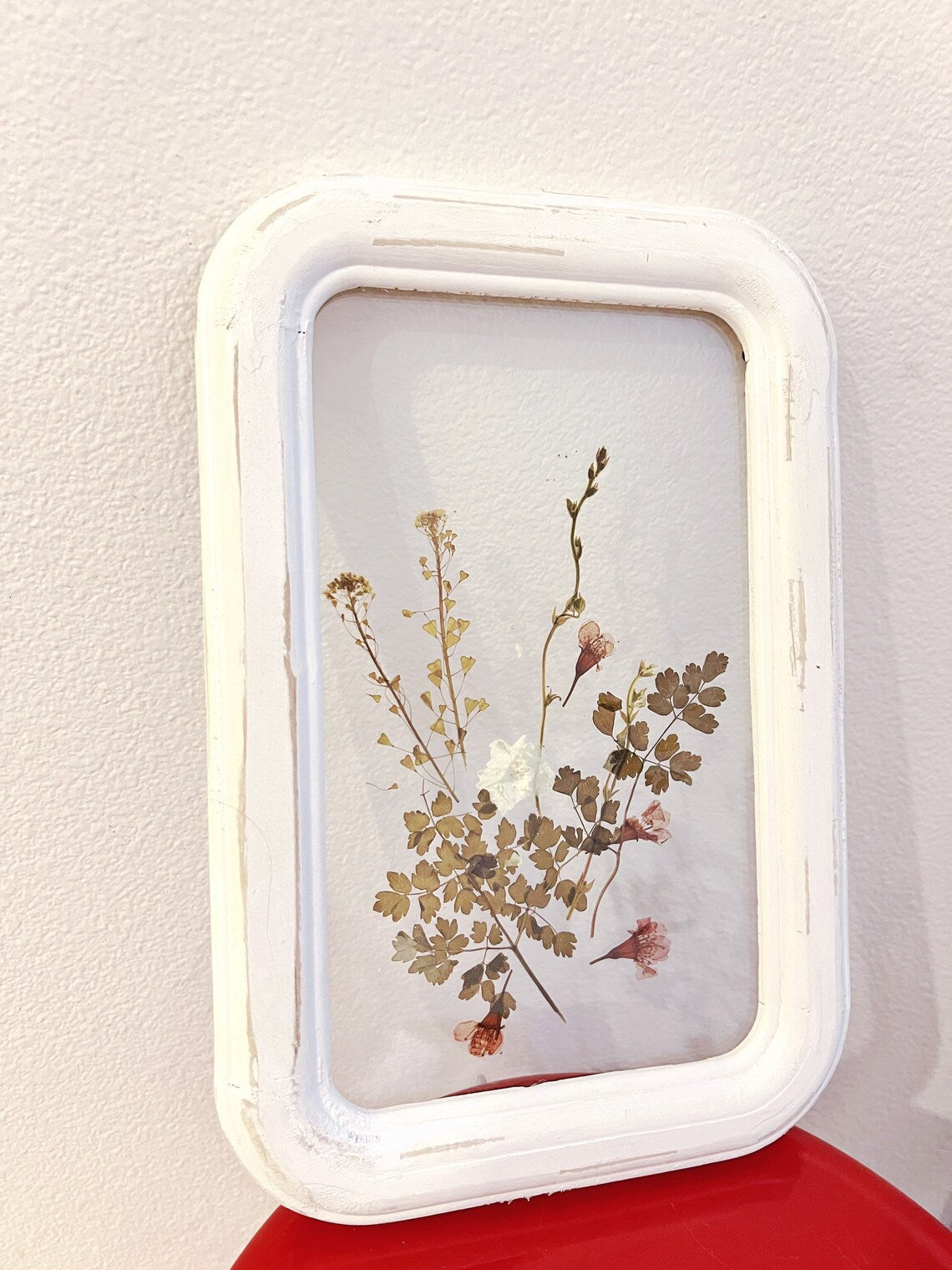 Nature Inspired Floral Wooden Wall Frame 8 X 12