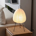 Japanese-Style Rice Paper Lantern Lamp – Handcrafted Bamboo Lighting