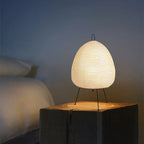 Japanese-Style Rice Paper Lantern Lamp – Handcrafted Bamboo Lighting