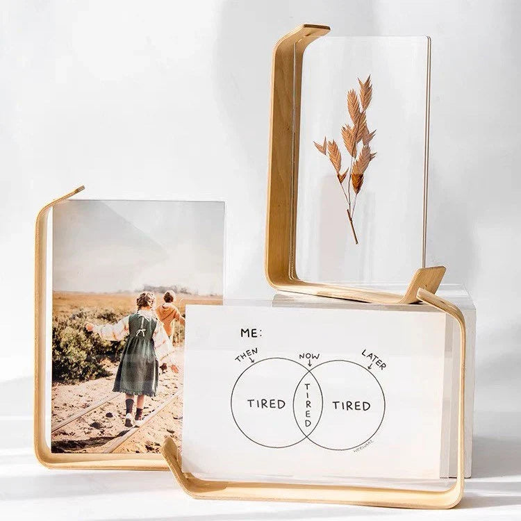 Eco-Friendly Bamboo Cozy Picture Frames