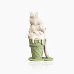 Ice Cream Melting Cat Sculpture – Sweet, Playful Decor