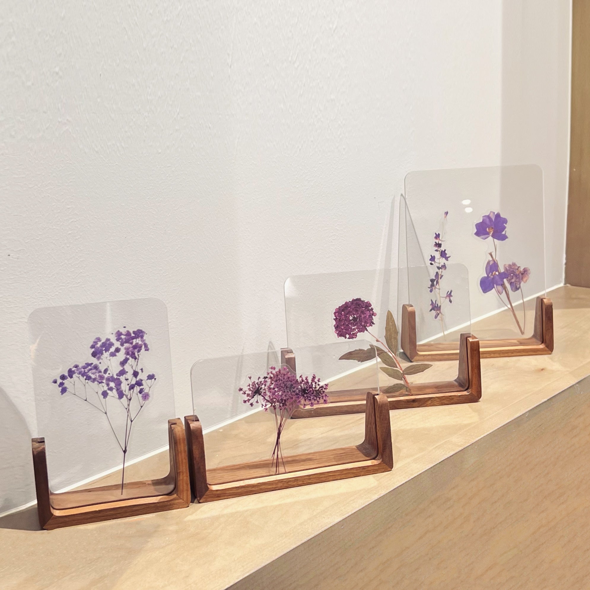 Curved Wooden Floating Picture Frames