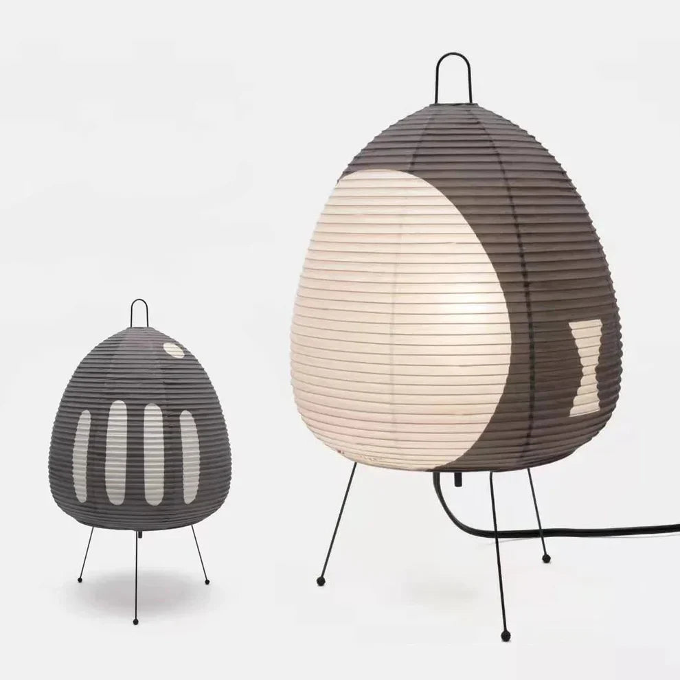 Japanese-Style Rice Paper Lantern Lamp – Handmade Decorative Lighting