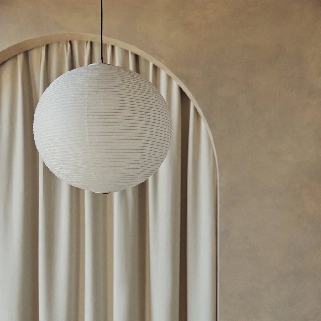 Japanese-Style Paper Lamp Shade – Artisan-Crafted Lighting
