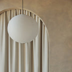 Japanese-Style Paper Lamp Shade – Artisan-Crafted Lighting