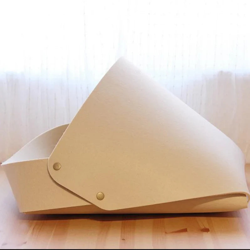 Luxe Felt Cat Cave Bed – Cozy, Enclosed, and Stylish Pet Bed for Cats & Small Dogs