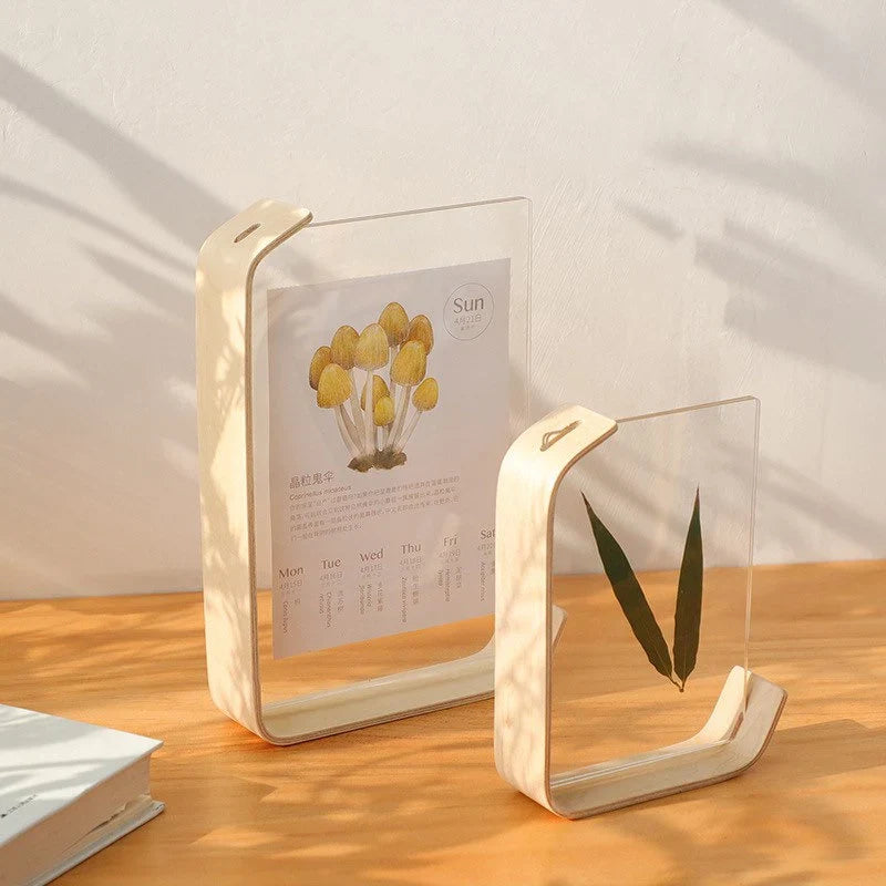 Eco-Friendly Bamboo Cozy Picture Frames